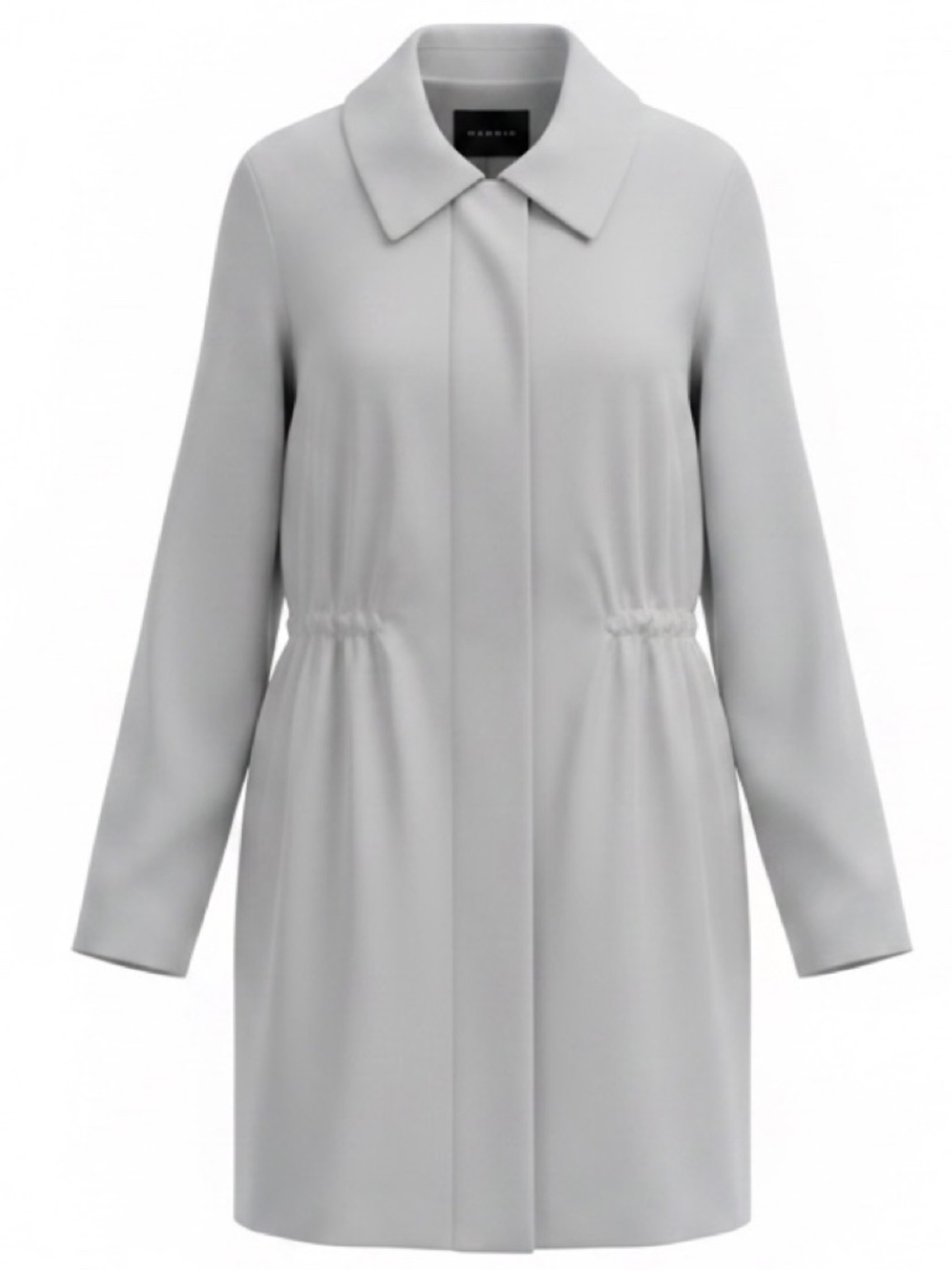 AKRIS LIGHT GREY LIGHTWEIGHT JACKET WITH HOOD